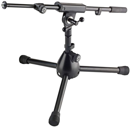 K&M 25950.500.55 Microphone Stand - Rien - Extra Low - HT 11.024" - Black - PSSL ProSound and Stage Lighting