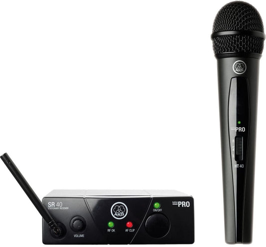 AKG 3347X00130 / WMS40 Mini Single Vocal Set Wireless Microphone System - Band US25-C - PSSL ProSound and Stage Lighting