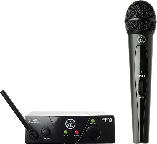 AKG 3347X00140 / WMS40 Mini Single Vocal Set Wireless Microphone System - Band US25-D - PSSL ProSound and Stage Lighting