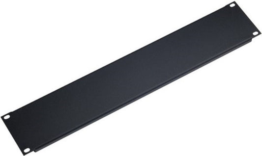 K&M 49422.000.55 Panel - Aluminum - 2 Spaces - Black - PSSL ProSound and Stage Lighting