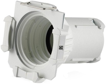 ETC Source Four Mini LED Ellipsoidal 3000 K, 50-Degree Lens Tube with Edison Plug - White (Canopy) - PSSL ProSound and Stage Lighting
