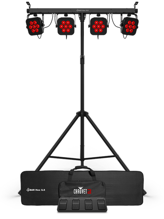 Chauvet DJ 4BAR Hex ILS RGBAW+UV Lighting System - PSSL ProSound and Stage Lighting