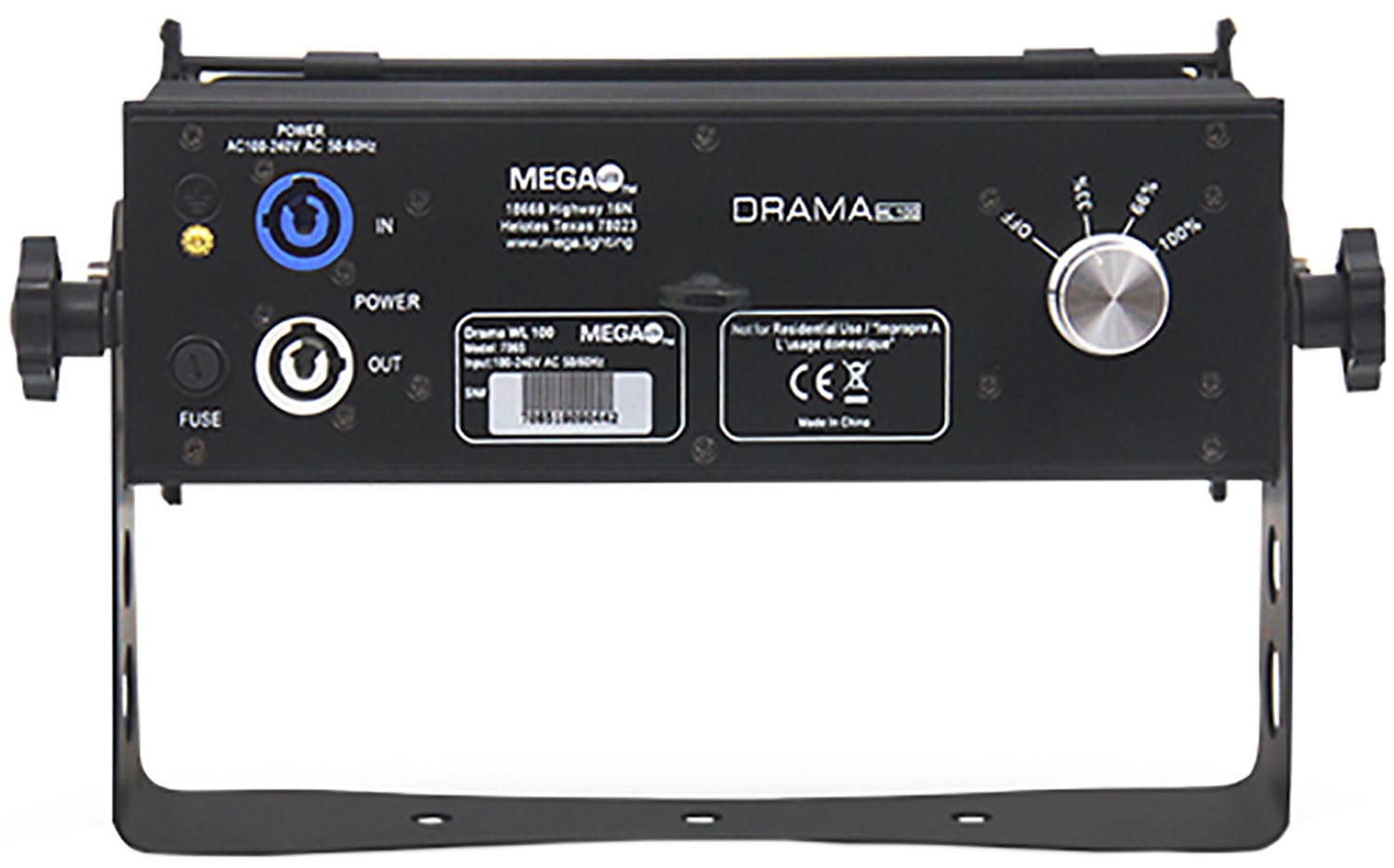 Mega-Lite 7066 Drama WL 3200 Theater Work Light with 324 Warm White LEDS - PSSL ProSound and Stage Lighting
