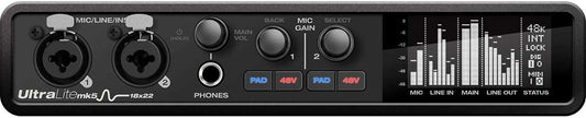 MOTU Ultralite Mk5 18x22 USB Audio Interface with DSP / Mixing and Effects - PSSL ProSound and Stage Lighting