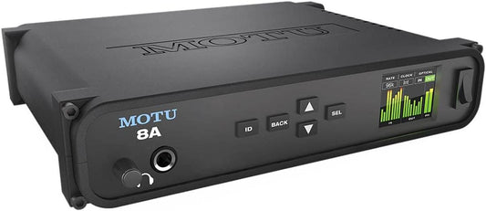 MOTU 8A Thunderbolt / USB3 / AVB Ethernet Audio Interface with DSP and Mixing - PSSL ProSound and Stage Lighting