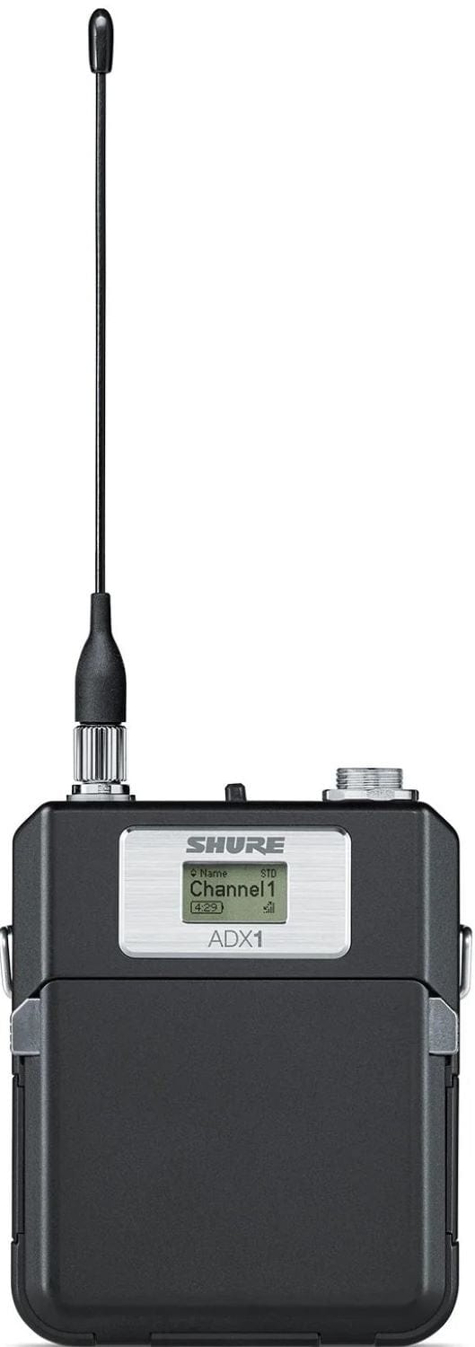 Shure Axient ADX1 Bodypack Transmitter, X55 Band - PSSL ProSound and Stage Lighting
