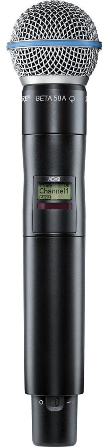 Shure Axient ADX2/B58 Handheld Wireless Microphone Transmitter, G57 Band - PSSL ProSound and Stage Lighting