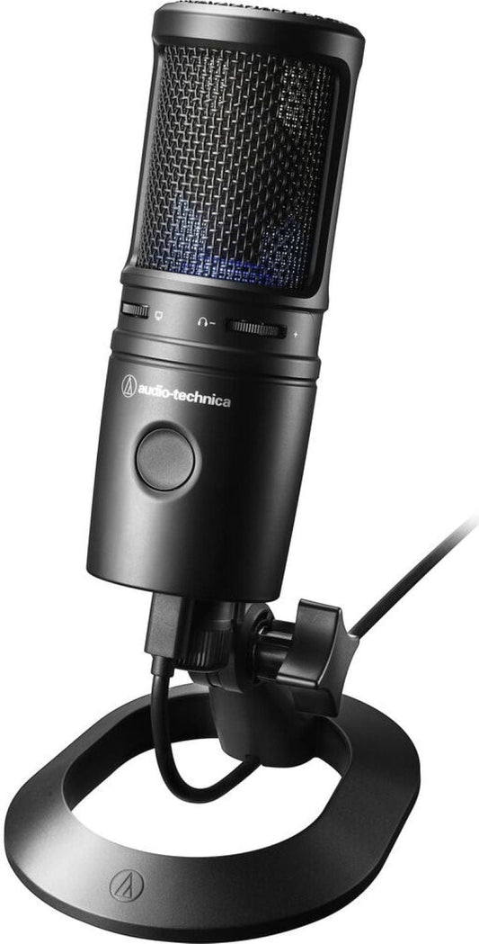 Audio-Technica AT2020USB-X Cardioid Condenser USB Microphone with Desk Stand / Pop-Filter - PSSL ProSound and Stage Lighting