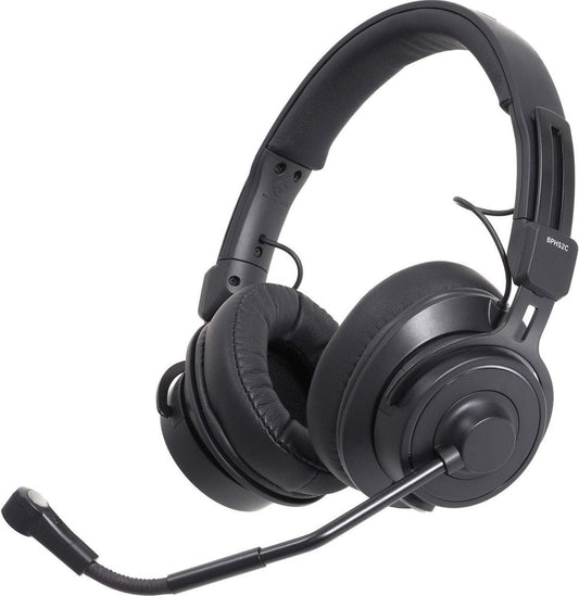 Audio-Technica BPHS2C-UT Broadcast Stereo Headset with Cardioid Condenser Boom Mic - Unterminated - PSSL ProSound and Stage Lighting