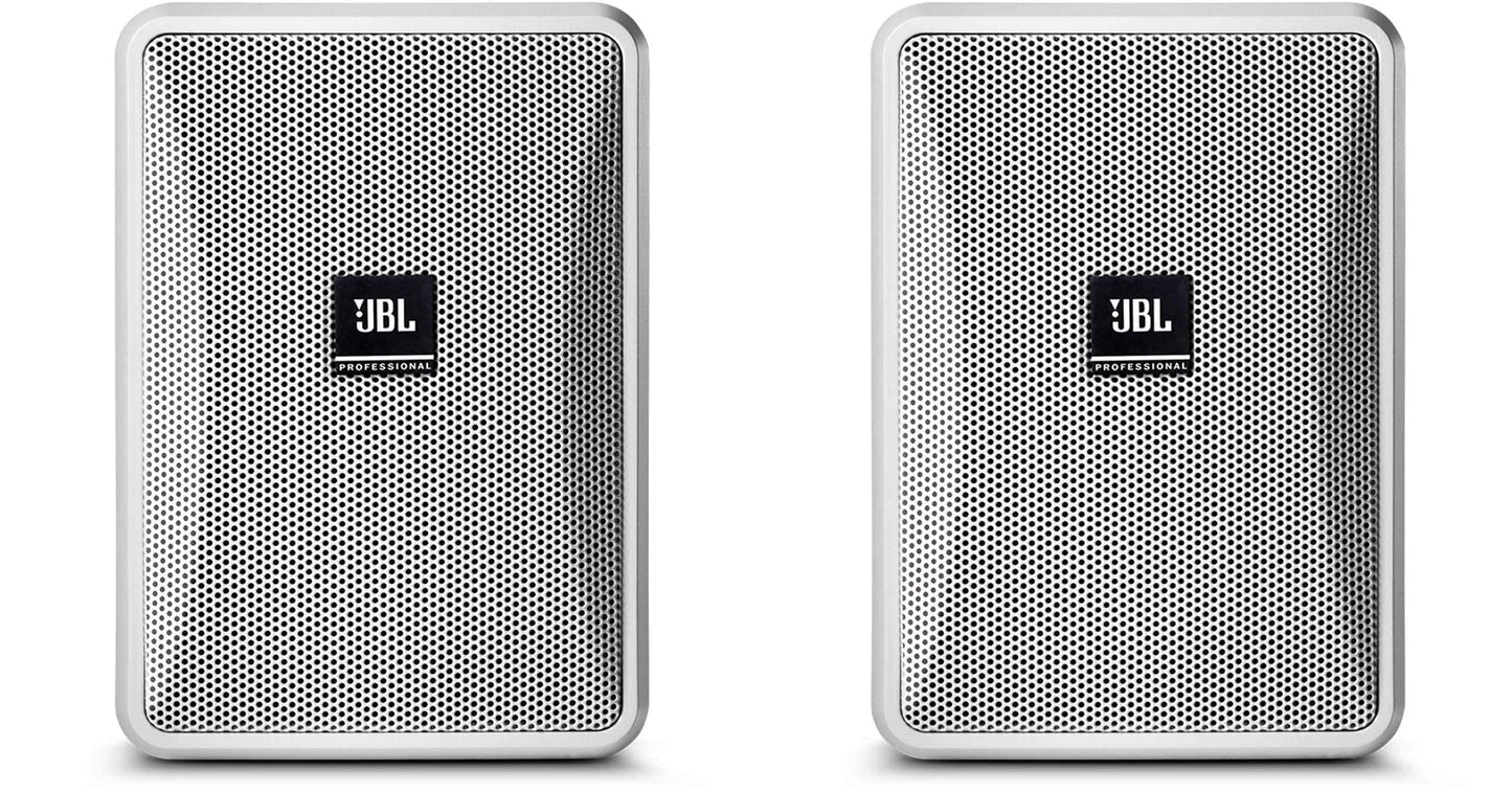 JBL CONTROL 23-1L 3-Inch Surface-Mount Speaker Pair - White - PSSL ProSound and Stage Lighting
