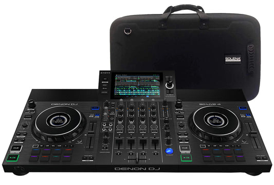 Denon DJ SCLIVE4 Controller With Solena Road BAg - PSSL ProSound and Stage Lighting