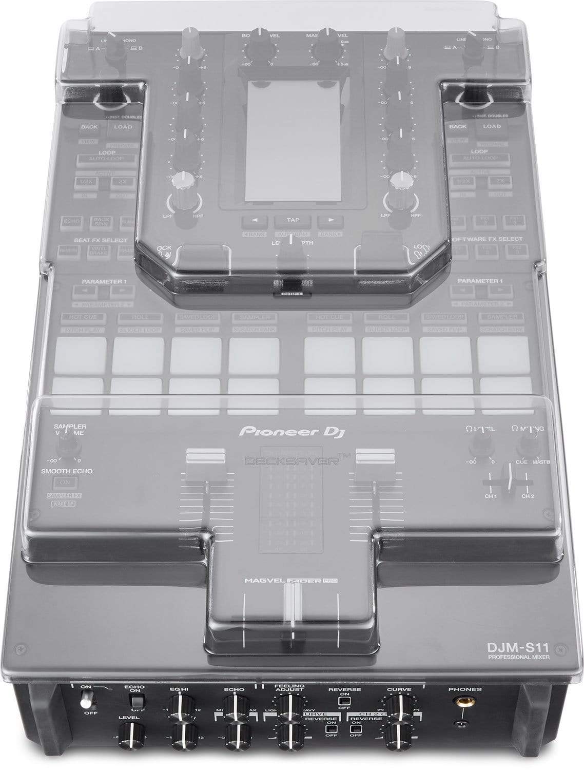 Pioneer DJ DJ DJM-S11 DJ Mixer with Decksaver - PSSL ProSound and Stage Lighting
