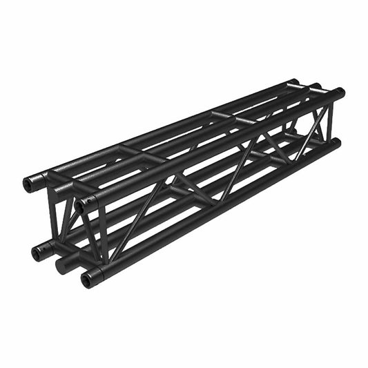 DuraTruss DT36-150-BLK-MTE 4.92-Foot (1.5-Meter) DT36 Square Truss with 6 Main Cords - Black - PSSL ProSound and Stage Lighting
