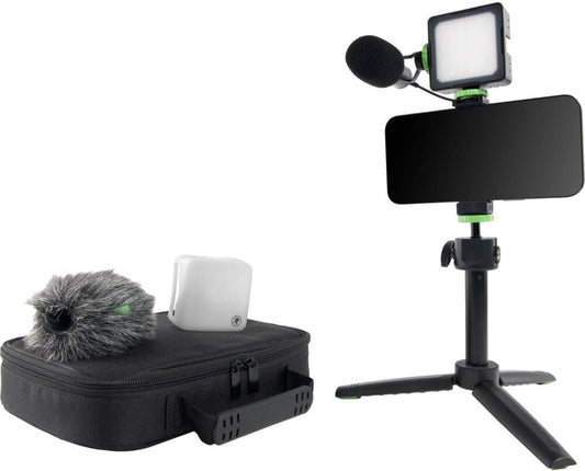Mackie EM-93MK Phone/Camera Microphone and LED Light Kit - PSSL ProSound and Stage Lighting
