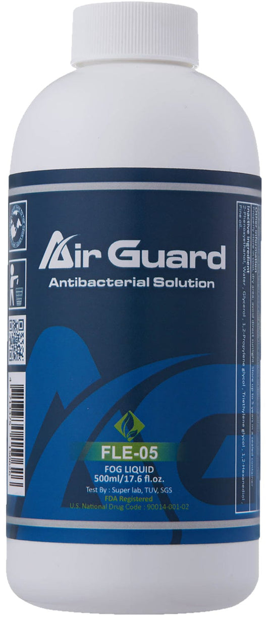Antari FLE-05 .5 Liter Bottle of Air Guard Anti-Bacterial Solution - FDA Registered - PSSL ProSound and Stage Lighting
