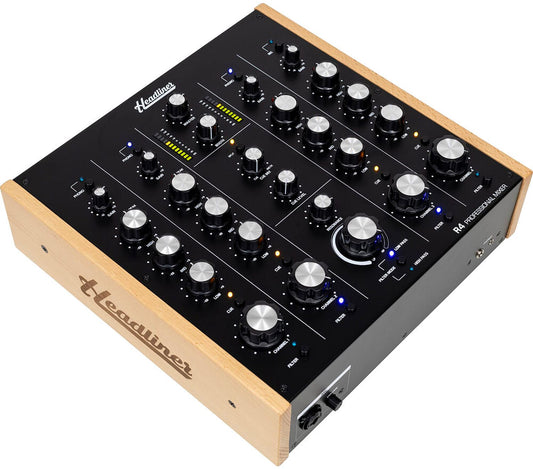 Headliner HL90120 R4 - 4 Channel Rotary DJ Mixer (US) - PSSL ProSound and Stage Lighting