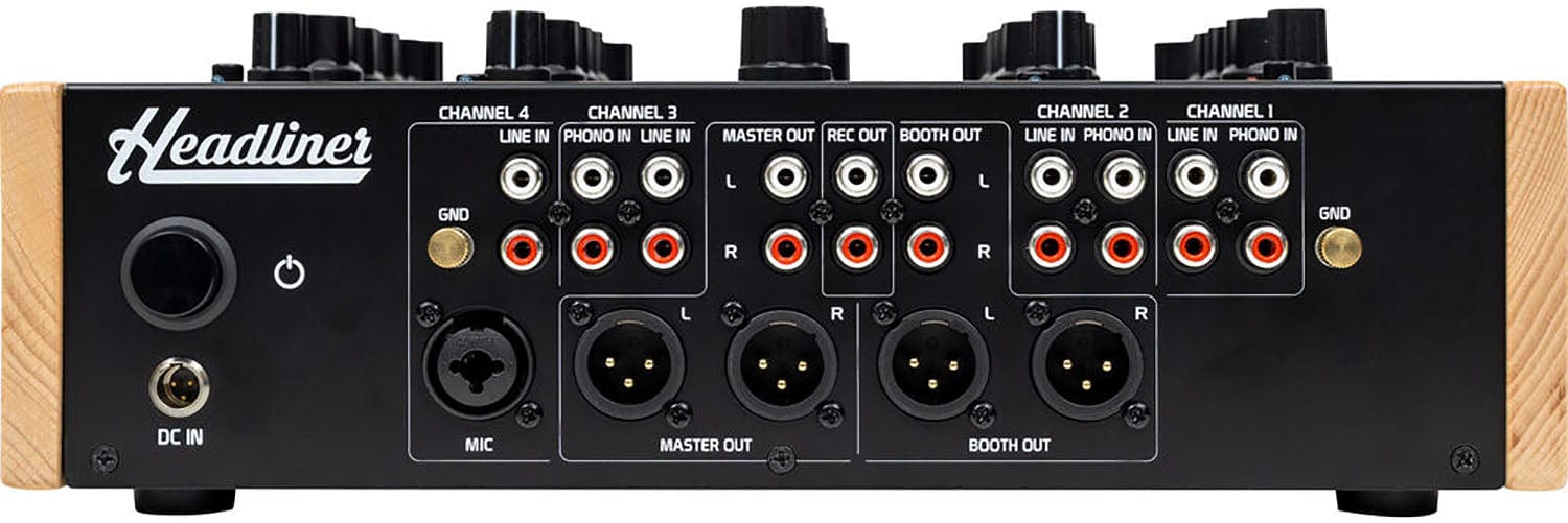 Headliner HL90120 R4 - 4 Channel Rotary DJ Mixer (US) - PSSL ProSound and Stage Lighting