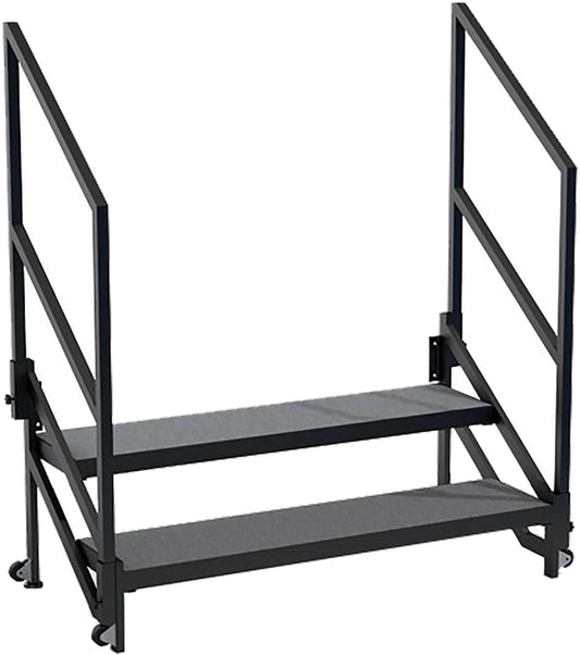 Proflex FeatherLite Fixed Stair System for 24-Inch Stages - PSSL ProSound and Stage Lighting