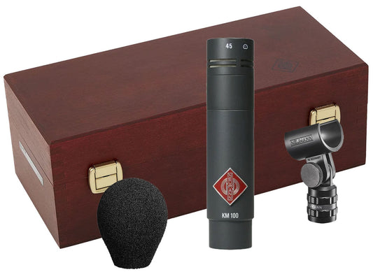 Neumann KM-145 Cardioid Microphone with SG 21 BK - WNS 100 - Woodbox - PSSL ProSound and Stage Lighting
