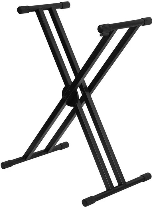 On-Stage KS7291 ERGO-LOK Double-X Keyboard Stand with Welded Construction - PSSL ProSound and Stage Lighting