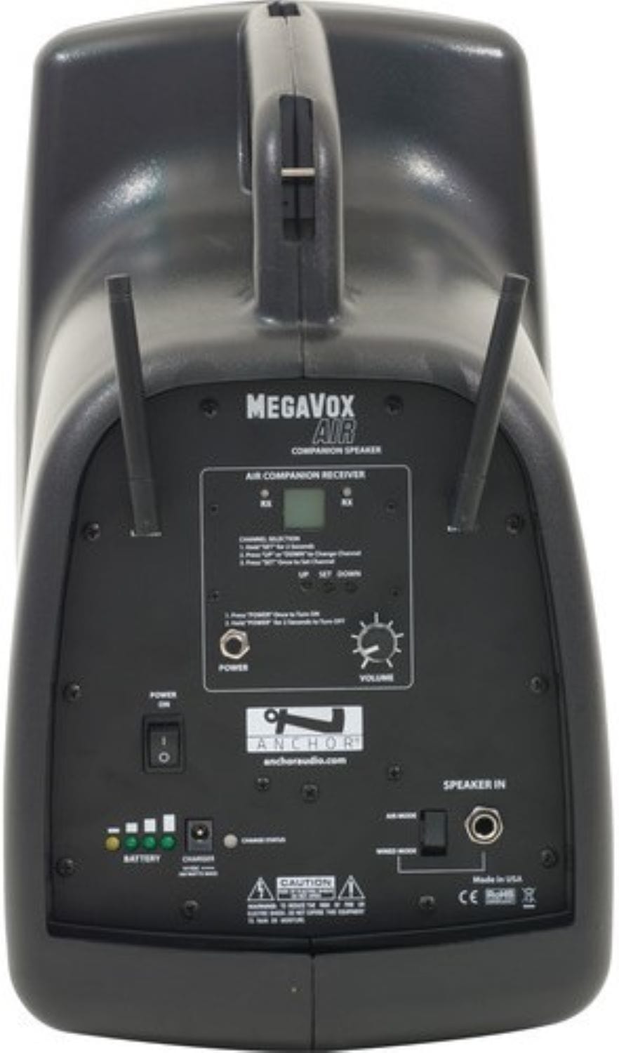 Anchor Audio MEGA2-AIR Megavox Companion Speaker with Anchor-Air Cablefree Network Receiver - PSSL ProSound and Stage Lighting