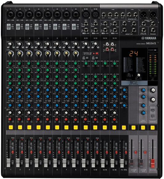 Yamaha MG16X-CV 16-Input / 6-Bus Mixer with Effects - 12RU - PSSL ProSound and Stage Lighting