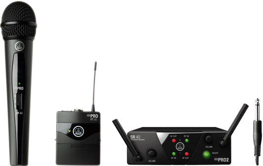 AKG WMS40 Mini Dual Vocal Instrumental Set Wireless Microphone System - Band US25-A-C - PSSL ProSound and Stage Lighting