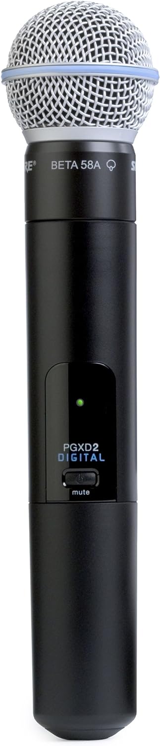 Shure PGXD2/BETA58 Handheld Wireless Microphone Transmitter, X8 Band - PSSL ProSound and Stage Lighting