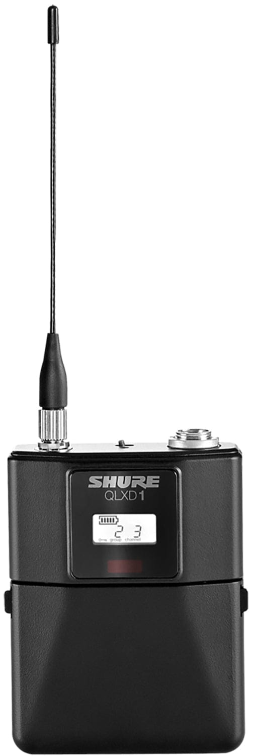 Shure QLXD1 Bodypack Transmitter, H50 Band - PSSL ProSound and Stage Lighting