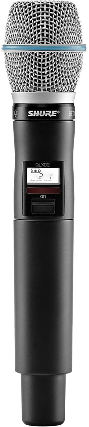 Shure QLXD2/B87A Handheld Transmitter w/ Beta 87A Capsule, H50 Band - PSSL ProSound and Stage Lighting