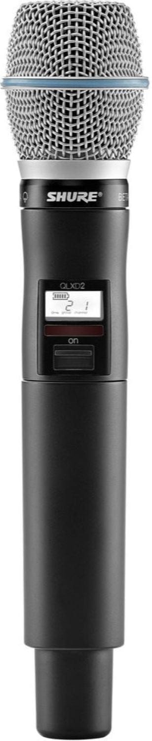 Shure QLXD2/B87C Handheld Transmitter with Beta 87C Capsule - G50 Band - PSSL ProSound and Stage Lighting