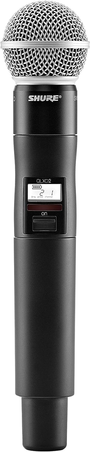 Shure QLXD2/SM58 Handheld Transmitter w/ SM58 Capsule, J50A Band - PSSL ProSound and Stage Lighting