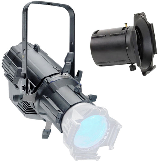 ETC Source Four LED Series 2 Lustr Ellipsoidal Light Engine with Shutter Barrel 90-Degree Lens, Black - PSSL ProSound and Stage Lighting