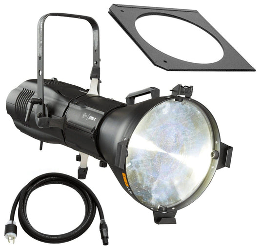 ETC Source Four LED Series 3 Lustr X8 Ellipsoidal with XDLT Shutter and 10-Degree Lens (Black) - PSSL ProSound and Stage Lighting