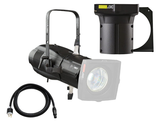 ETC Source Four LED Series 3 Daylight HDR Ellipsoidal with XDLT Shutter and 36-Degree Lens (Black) - PSSL ProSound and Stage Lighting