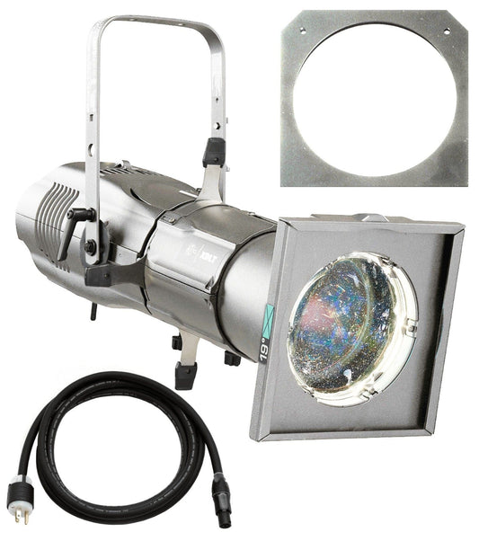 ETC Source Four LED Series 3 Lustr X8 Ellipsoidal with XDLT Shutter and 19-Degree Lens (Silver) - PSSL ProSound and Stage Lighting