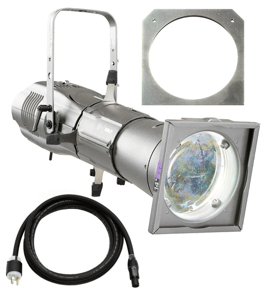 ETC Source Four LED Series 3 Lustr X8 Ellipsoidal with XDLT Shutter and 14-Degree Lens (Silver) - PSSL ProSound and Stage Lighting