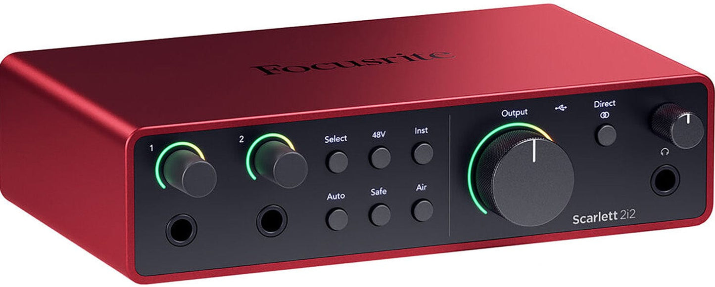 Focusrite Scarlett 2i2 Studio 4th Gen Recording Bundle - PSSL ProSound and Stage Lighting