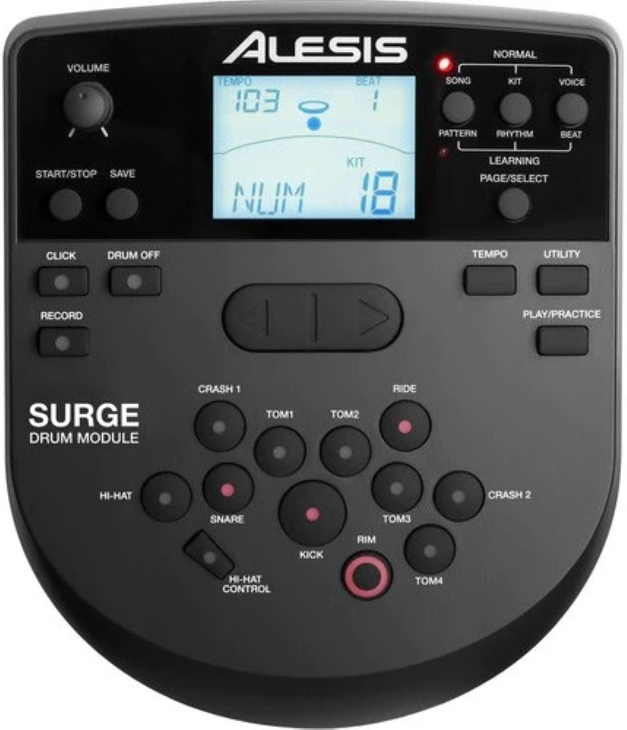 Alesis Surge Mesh SE Kit 8-Piece Electronic Drum Kit with Mesh Heads - PSSL ProSound and Stage Lighting