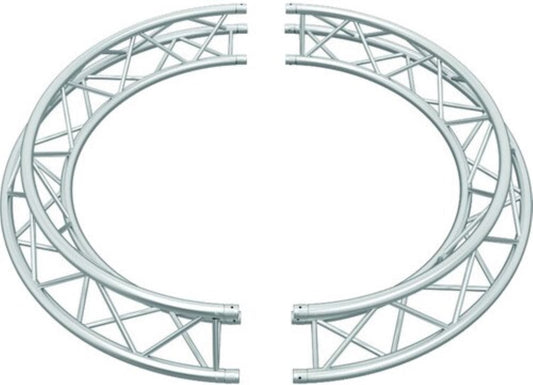 Global Truss TR-C2-180-KIT 6.56-Foot (2M) OD Triangular Truss Circle Kit - 2x 180 Degree Arcs - PSSL ProSound and Stage Lighting