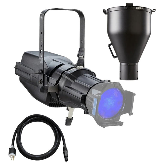 ETC Colorsource Spot V, Light Engine w/ Edlt Shutter Barrel w/ Multiverse, 5-Deg Lens, Black - PSSL ProSound and Stage Lighting