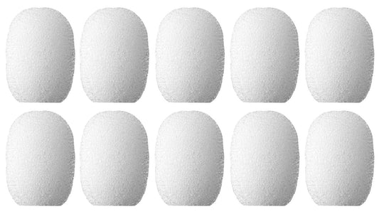 AKG 6500H00480 / W82 (10 Pack) Windscreens for LC82 MD MicroLite Microphones - White - PSSL ProSound and Stage Lighting