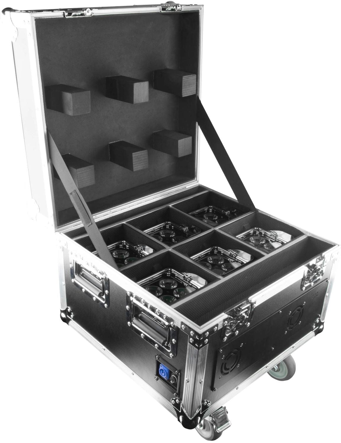 ChauvetPro WELLFITX6 WELL Fit 6-Pack with Charging Flight Case - PSSL ProSound and Stage Lighting