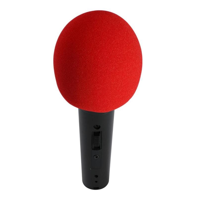 On-Stage ASWS58-R Large Red Microphone Windscreen - PSSL ProSound and Stage Lighting