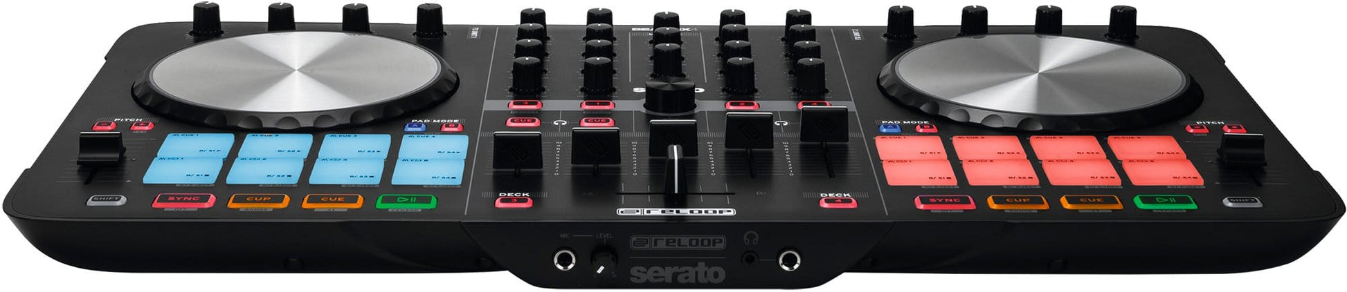 Reloop Beatmix 4 MK2 4-Deck Serato DJ Controller - ProSound and Stage Lighting