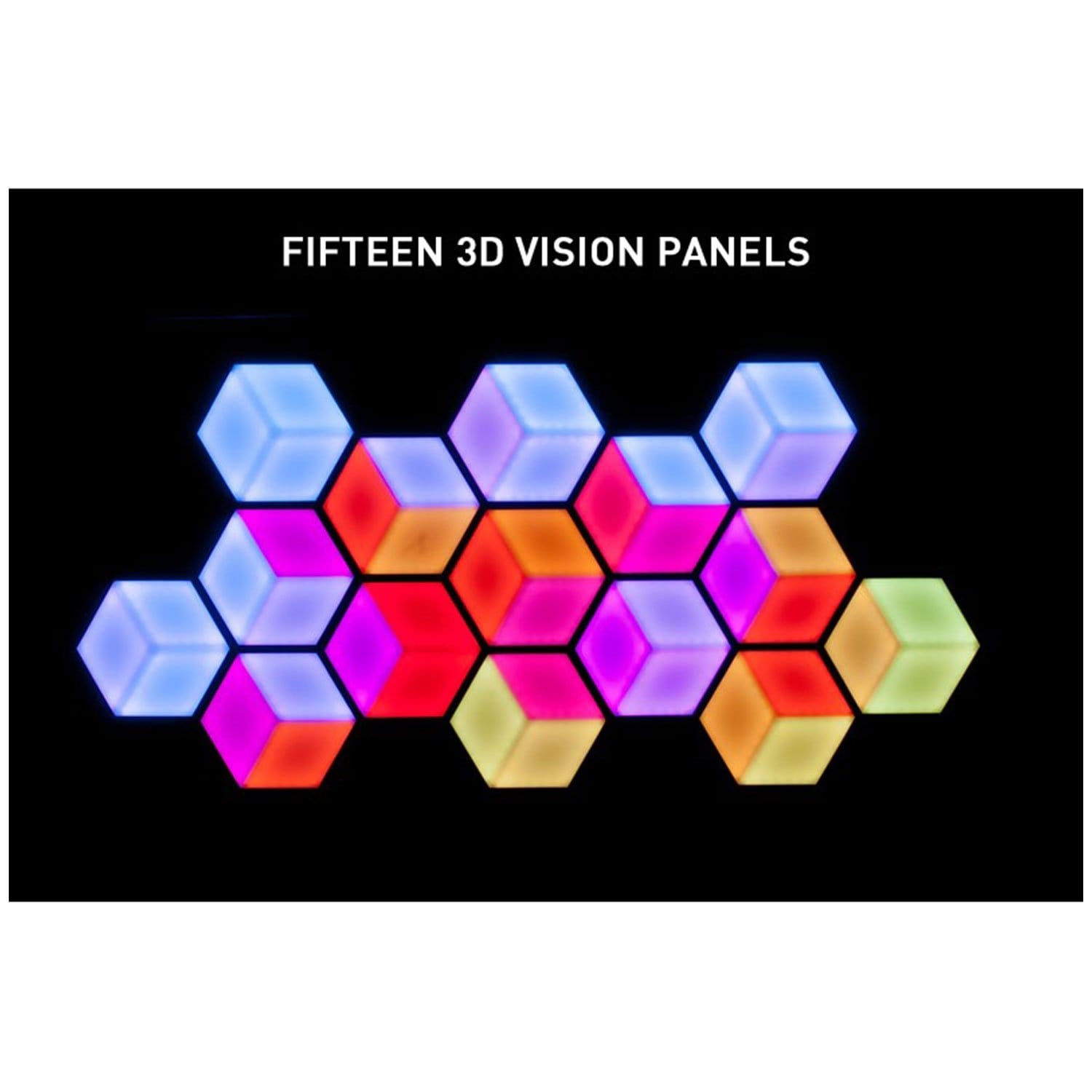 ADJ American DJ 3D Vision Plus Hexagonal RGB LED 3D Effect Panel - ProSound and Stage Lighting