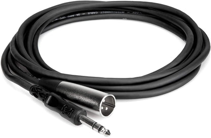 Hosa STX-102M 1/4 TRS to XLR (M) 2 Foot Cable - PSSL ProSound and Stage Lighting