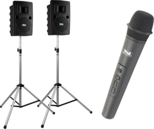 Anchor Audio 660100 Go Getter Pair (XU2, AIR), Anchor-Air, WH-LINK Wireless Microphone and Stands - PSSL ProSound and Stage Lighting