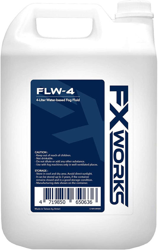 Antari FLW-4 FX Works Water-Based Fog Fluid 4L - ProSound and Stage Lighting