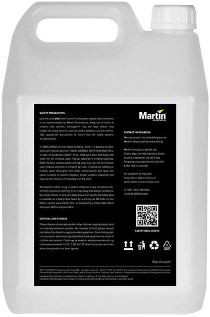 Martin JEM Pro-Fog Fluid Extra Quick Dissipating 5L - ProSound and Stage Lighting